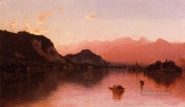 イゾラ ベッラ マッジョーレ湖のスケッチ風景 サンフォード ロビンソン ギフォード ビーチ Oil Paintings